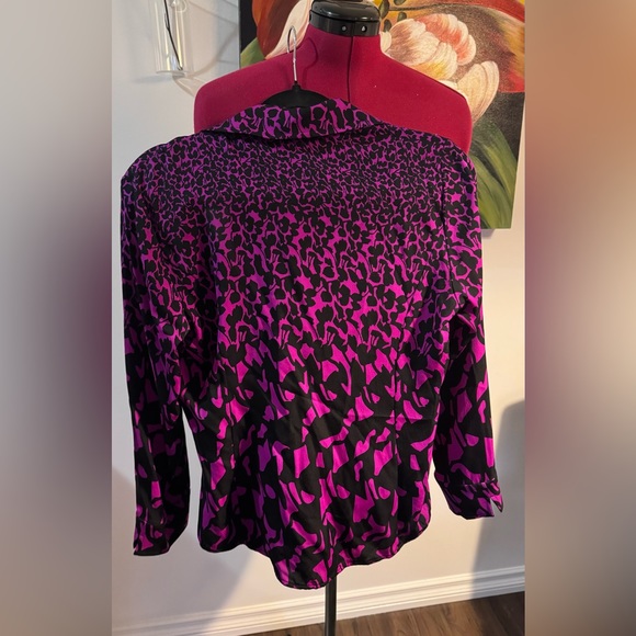 DVF - Diane Von Furstenburg Scarf Top silk - Picture 2 of 3